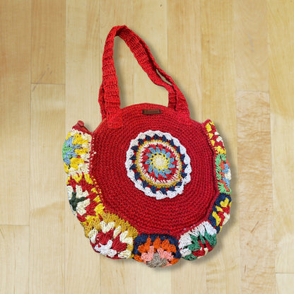 Raffia Round Bag