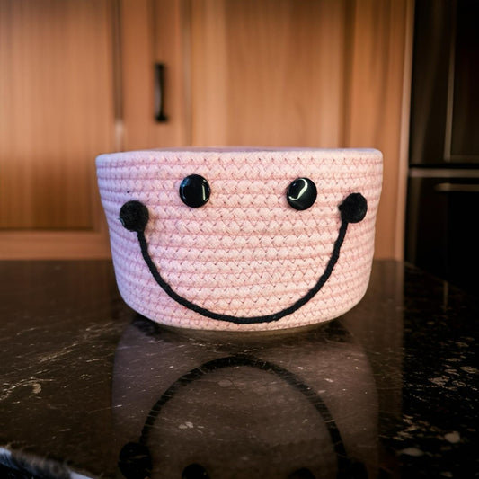 Cotton Smiley Face Container